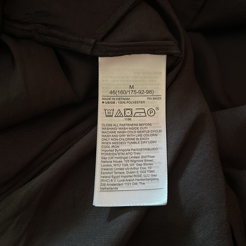 NWT Banana Republic Women Black Essential Shift Shirt Dress Medium - Picture 6 of 6